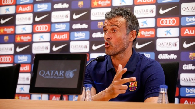 Luis Enrique no quiso hablar sobre Alcácer