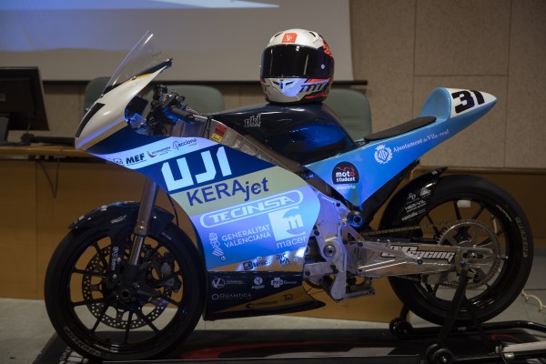 El UJI Electric Racing Team presenta un nuevo prototipo de moto eléctrica para 2024