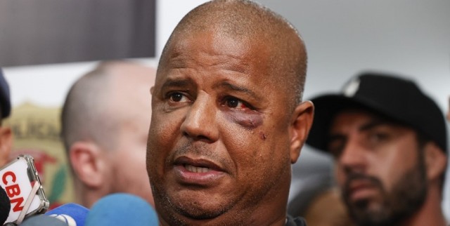 El exvalencianista Marcelinho Carioca, luego de su secuestro: 