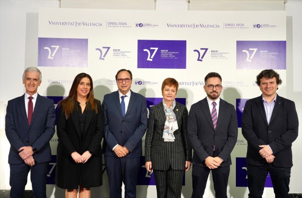 La UV otorga sus premios Universidad-Sociedad a Vicky Foods, Pablo Jarillo y Luis Andrés Cucarella