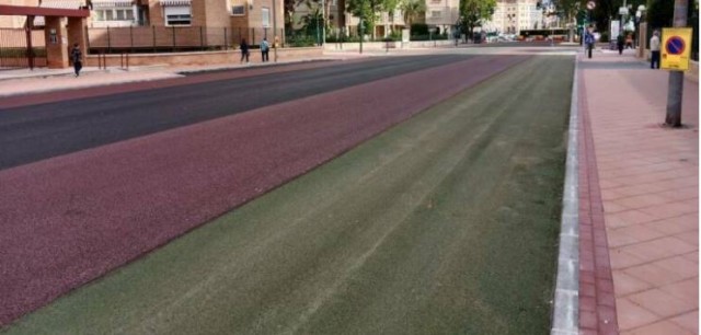 Las obras del carril bici entre San Pío X y El Palmar terminarán el 26 de diciembre tras la nueva ampliación
