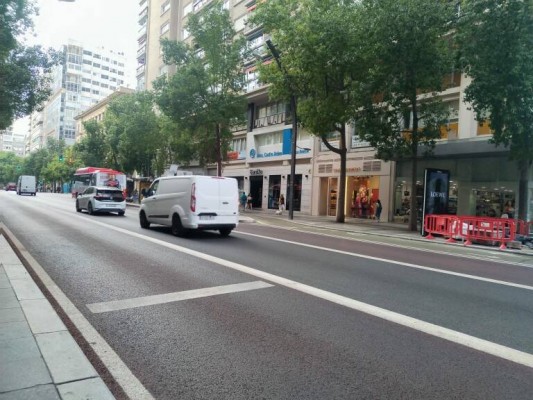 El PSOE pide a Ballesta que paralice de manera inmediata el carril BUS-VAO de Gran Vía