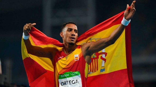 Orlando Ortega, plata en los 110m vallas