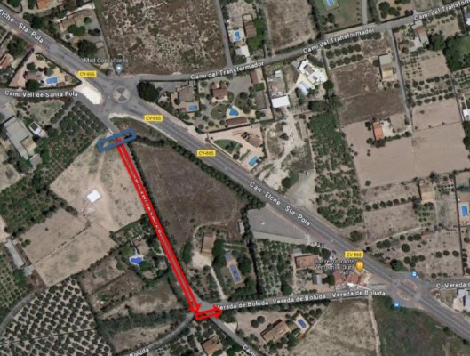 Elche no pierde tiempo con la carretera de Santa Pola para laminar inundaciones en 630 metros