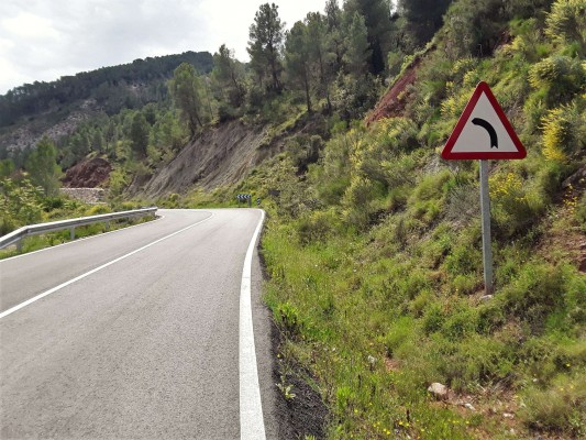 La Diputació acondicionará el estado de la carretera CV-580 que recorre la Canal de Navarrés