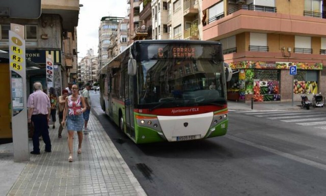 El bus será gratuito en Elche por la Navidad los días 22, 23 y 24 de diciembre