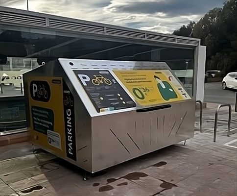 La estación de Castelló estrena aparcamiento seguro y autónomo para bicicletas