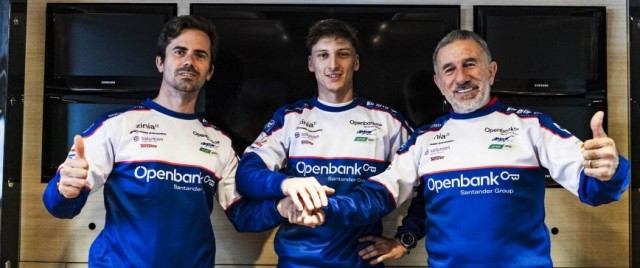 El Openbank Aspar Team peleará por el título en 2024 con Torres y Zannoni