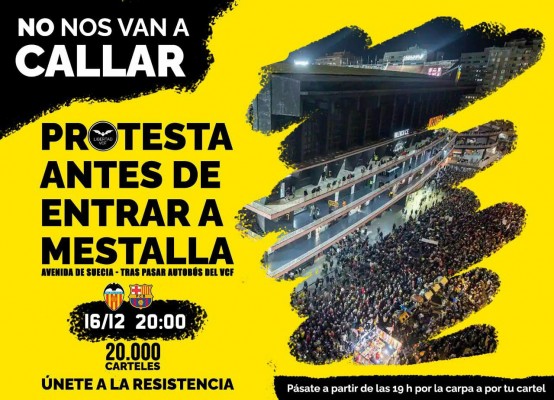 Libertad VCF convoca una concentración contra Meriton previa al partido ante el Barcelona