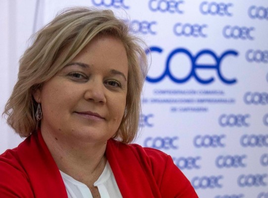 Ana Correa será proclamada hoy presidenta de Coec otros cuatro años más

