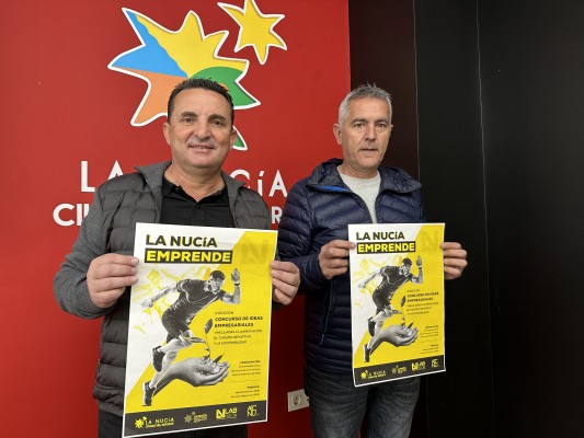 El segundo concurso de ideas empresariales La Nucía Emprende tendrá premios económicos

