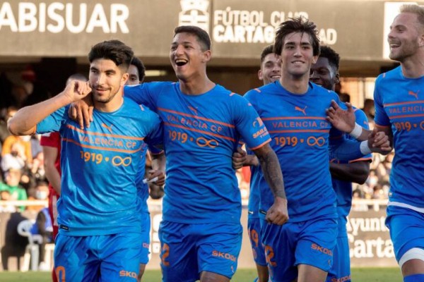 El Valencia se enfrentará al Cartagena FC en los dieciseisavos de la Copa del Rey