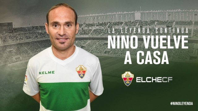 El Elche CF anuncia el fichaje de Nino, que vuelve diez años después
