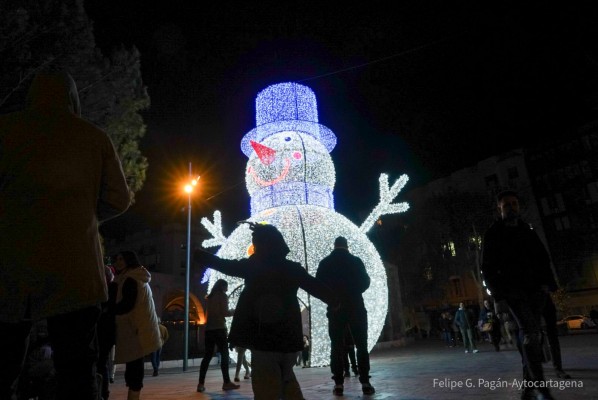 Los barrios y diputaciones de Cartagena encienden las luces de Navidad este próximo viernes 
