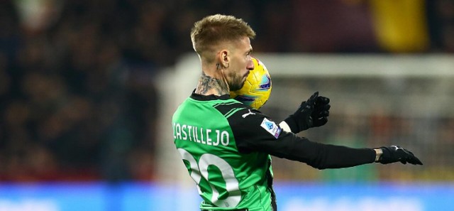 Castillejo, titular en la derrota del Sassuolo