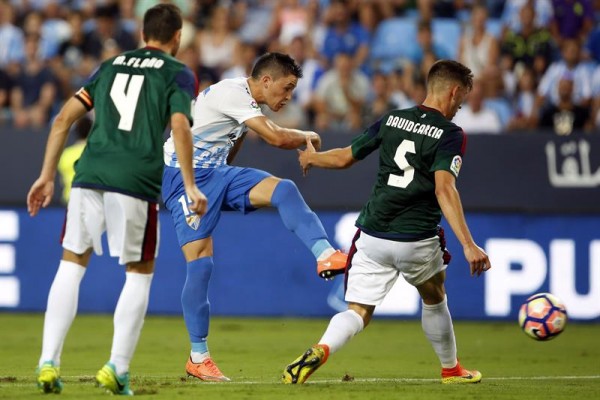 Málaga y Osasuna firman el reparto de puntos en La Rosaleda (1-1)