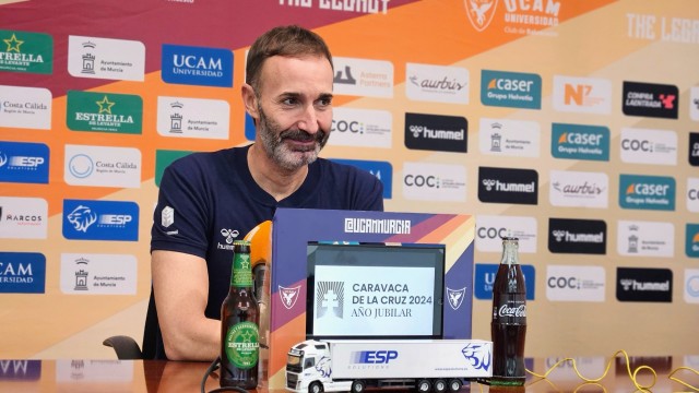 Sito Alonso, con el UCAM CB apuntando a la Copa: 