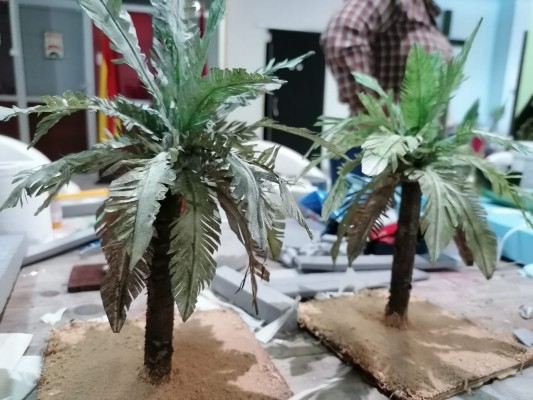 La Asociación Belenista de Cartagena organiza un curso de miniaturas y palmeras para los belenes