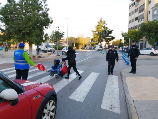 Vila-real consolida les patrulles escolars com a reforç de la seguretat viària en els col·legis 