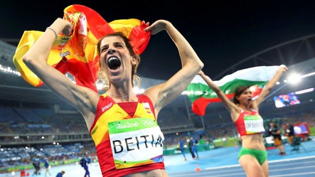 Ruth Beitia, oro en salto de altura