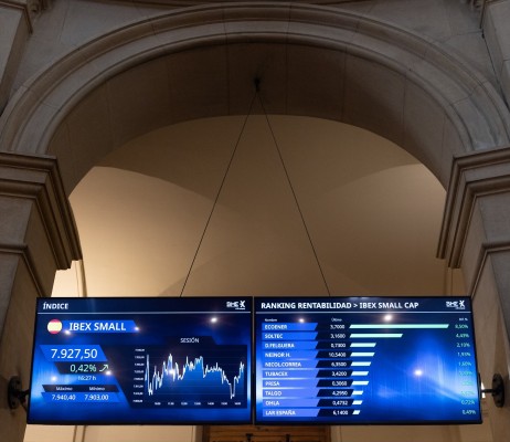 El Ibex se mantiene en la media sesión en 10.244 puntos, máximos desde mayo de 2018