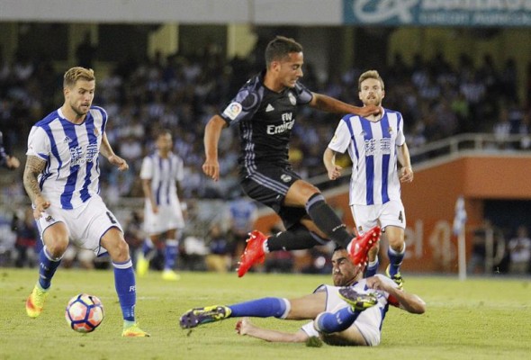 El Real Madrid empieza con fuerza en Anoeta