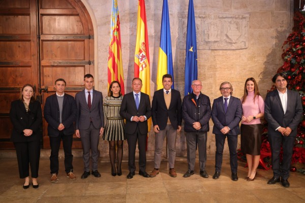 Mazón cifra en 1.200 millones del Gobierno y 800 de la Generalitat la inversión pendiente en obras hídricas