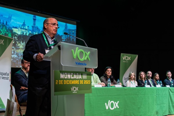 Gil Lázaro elige a su ejecutiva de Vox Valencia: ediles de varios municipios y sin vicesecretarías