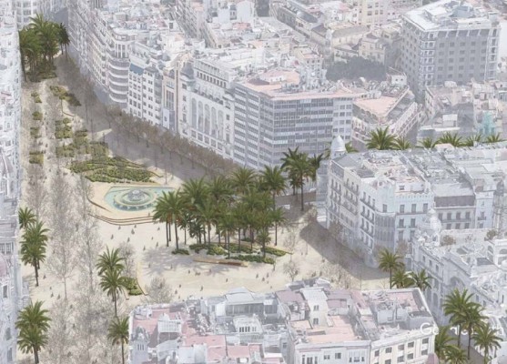 Catalá prepara las bases de un nuevo proyecto de reforma de la Plaza del Ayuntamiento