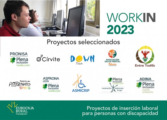Estas son las diez entidades beneficiadas de las ayudas Workin de la Fundación Eurocaja Rural