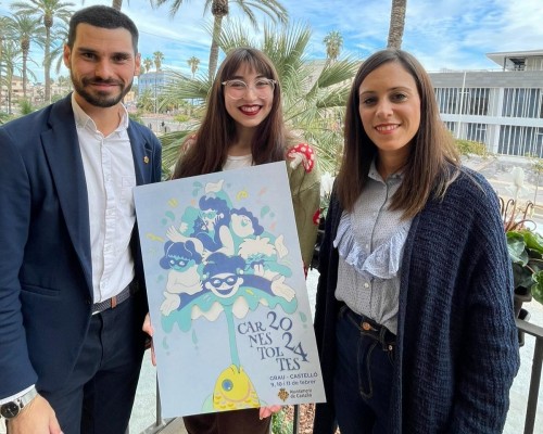 Sara del Arco gana el concurso del cartel del Carnaval 2024 del Grau de Castelló