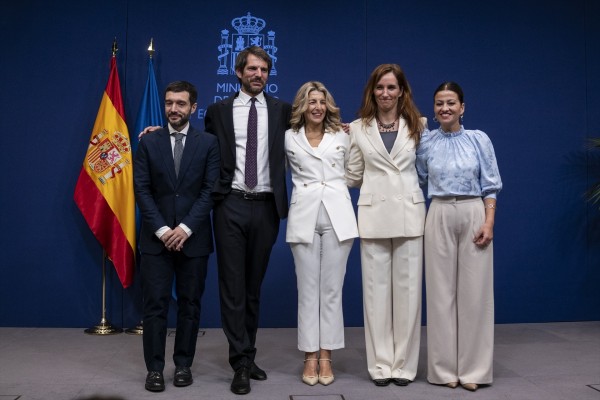 Sumar nombra una ejecutiva provisional para la asamblea de 2024 sin Podemos