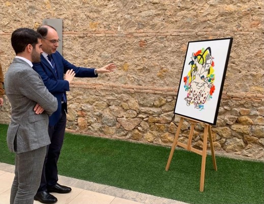 El artista Álvaro Peña ilustra el cartel de la Cumbre Flamenca de Murcia
