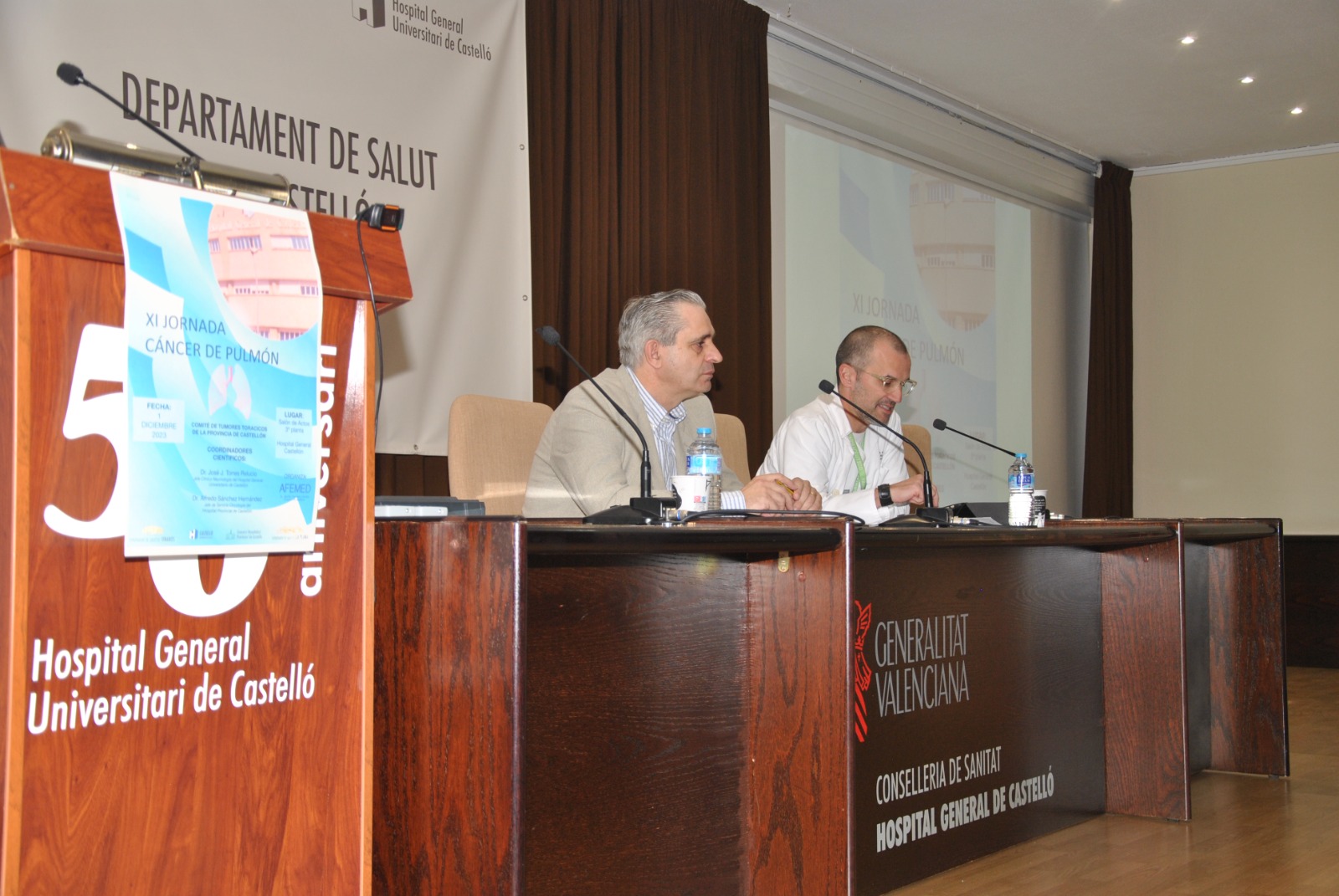 El Hospital General debate sobre el cáncer de pulmón, que afecta a 160 castellonenses cada año
