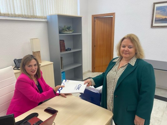 Ana Correa presenta los avales para repetir como presidenta de la Coec por otros cuatro años más