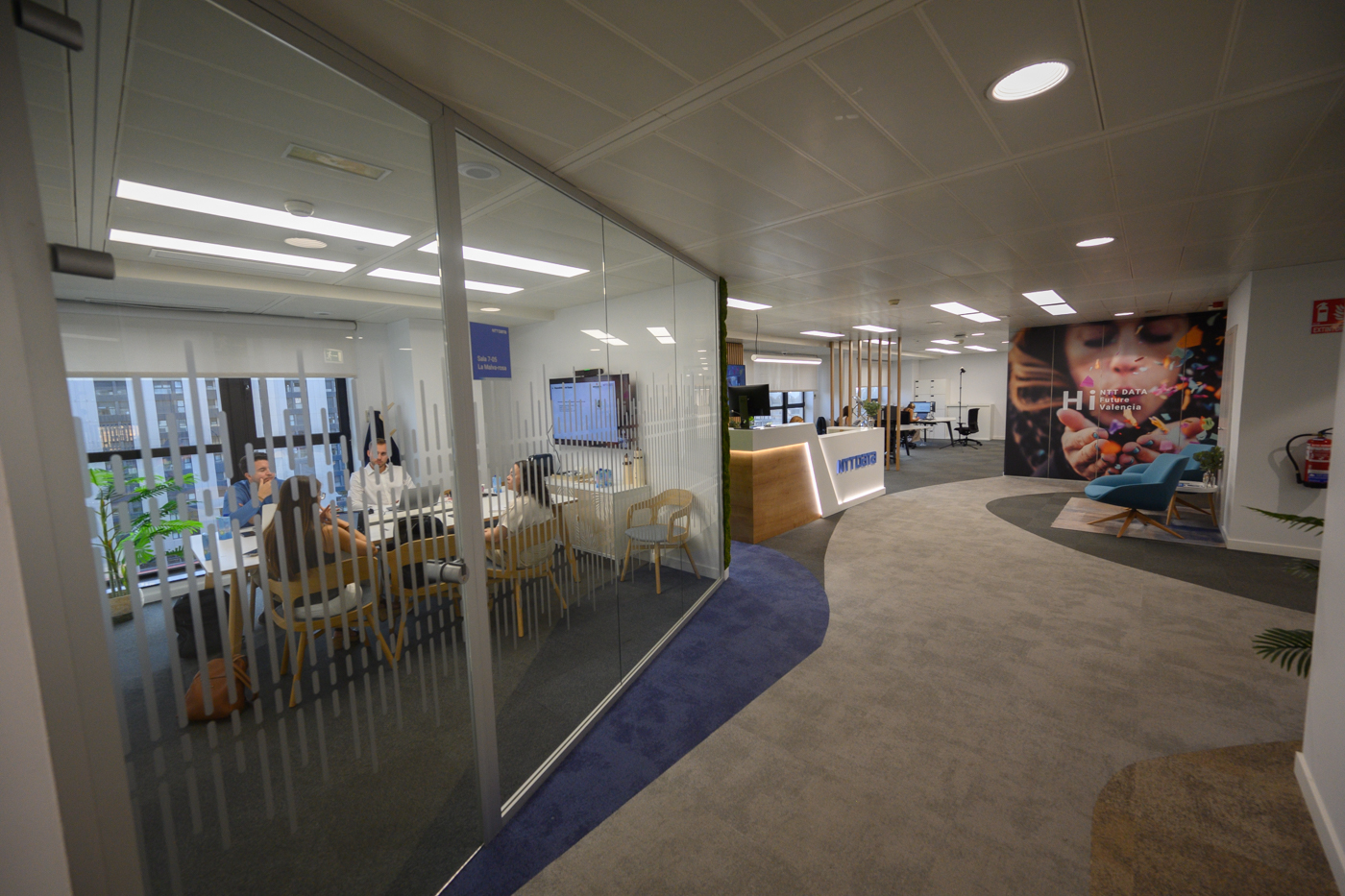 Oficina de NTT DATA en València. FOTO: KIKE TABERNER - 