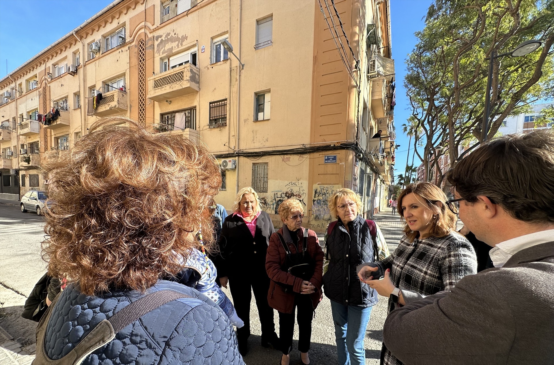 Catalá trabajará junto a los vecinos de la Malva-rosa para buscar soluciones a Casitas Rosas