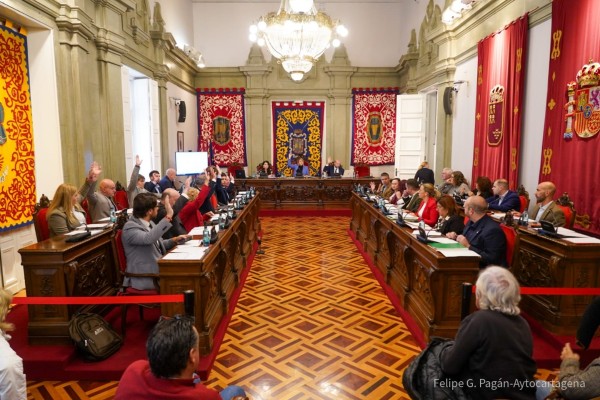 El Pleno de Cartagena da el visto bueno a la solicitud de un préstamo de 18,7 millones con el rechazo de la oposición al completo