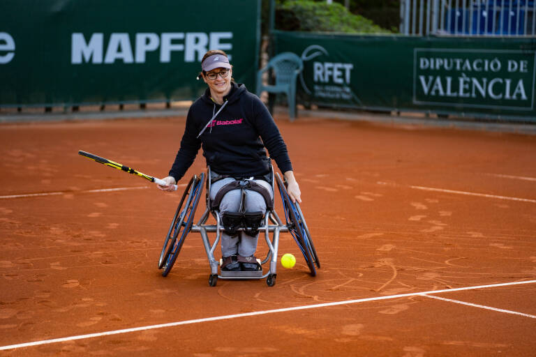Éxito de la jornada de tenis adaptado de la Copa Faulcombridge Ciudad de Valencia
