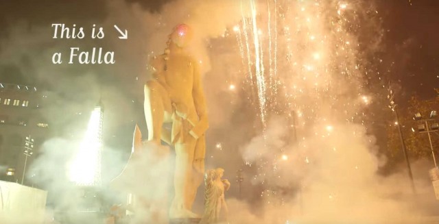 Así ven los responsables del Burning Man las Fallas