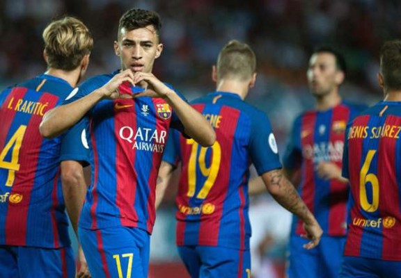 El Valencia CF avanza por Munir