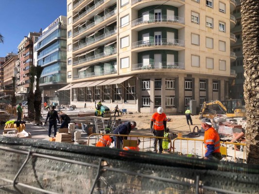 Alicante 'esprinta' con la reforma de La Explanada: el paseo será permeable a finales de diciembre    