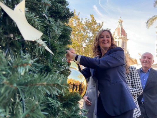 Catalá presenta la campaña de Navidad de València con un árbol en cada distrito