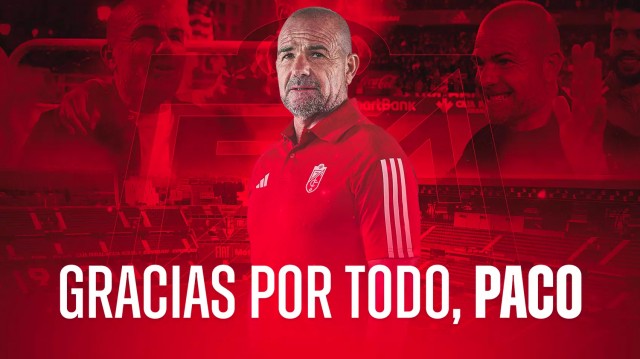 El valenciano Paco López, destituido como entrenador del Granada
