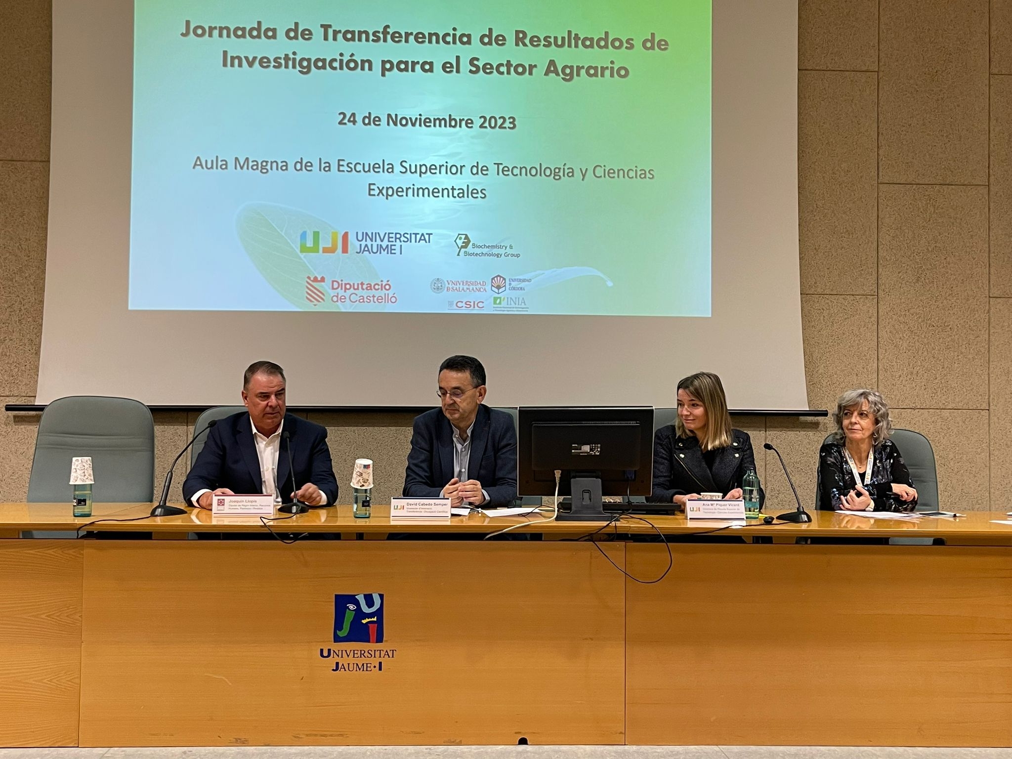 La Diputación y la UJI abordan la innovación en el sector agrario en una jornada de transferencia