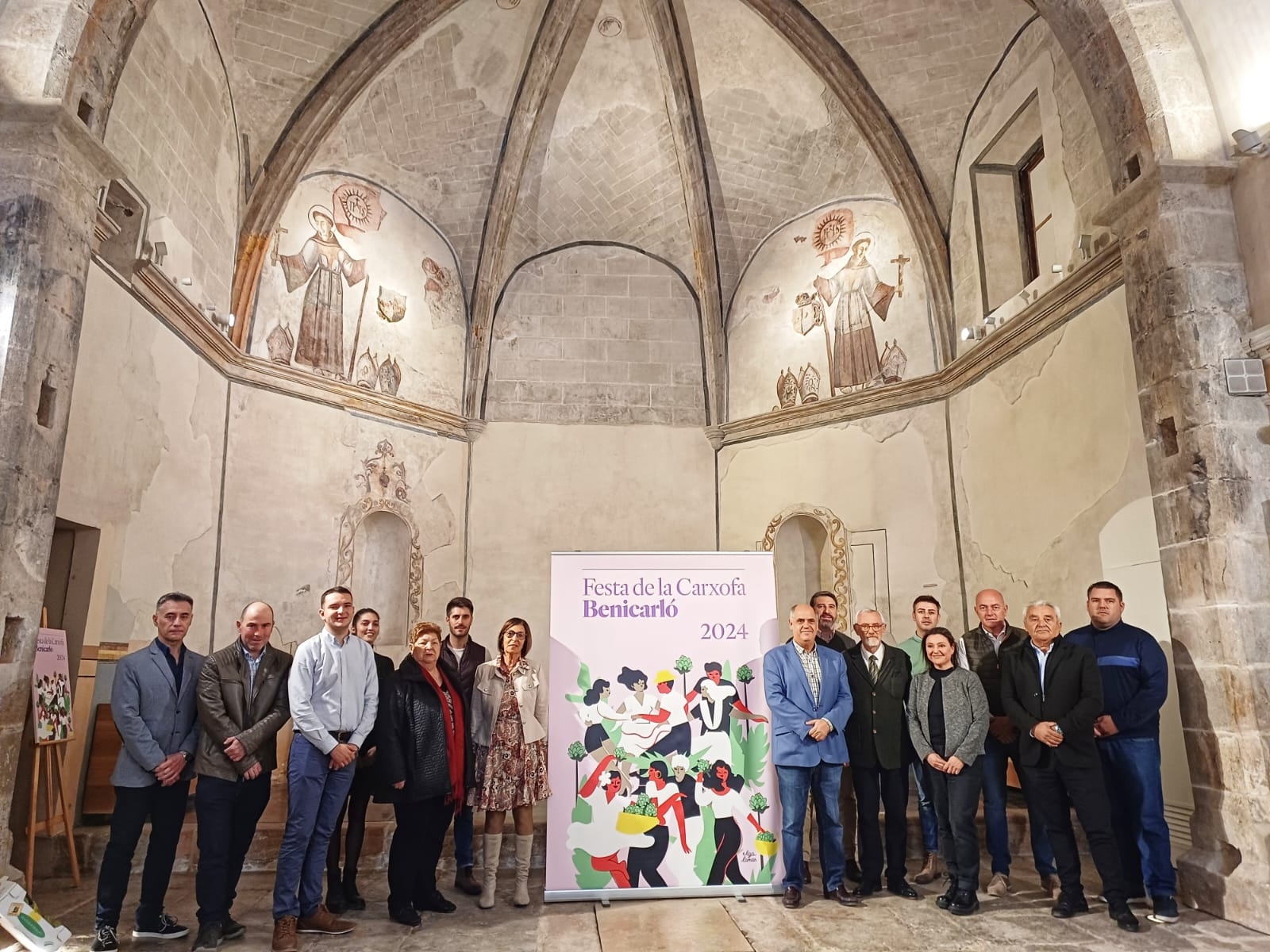 Juan Carlos Palau i Elga Lamas firmen la imatge de la 31ª Festa de la Carxofa de Benicarló