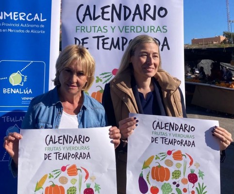 Venmercal edita un calendario de frutas y verduras de temporada por un consumo sostenible