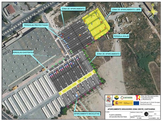 Los nuevos aparcamientos disuasorios en Mandarache y La Rambla estarán operativos el segundo semestre de 2024