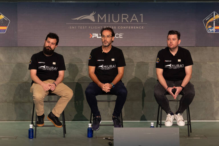  De izquierda a derecha: Raúl Verdú, Ezequiel Sánchez y Raúl Torres  - 