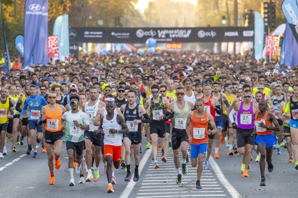 Récord histórico: 14,000 corredores para el Medio Maratón de Sevilla 2024
